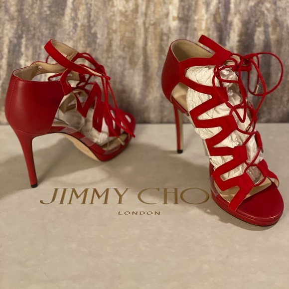 Jimmy Choo Strappy Heels - Picture 6 of 9